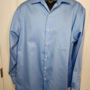 Men's Blue Dress Shirt